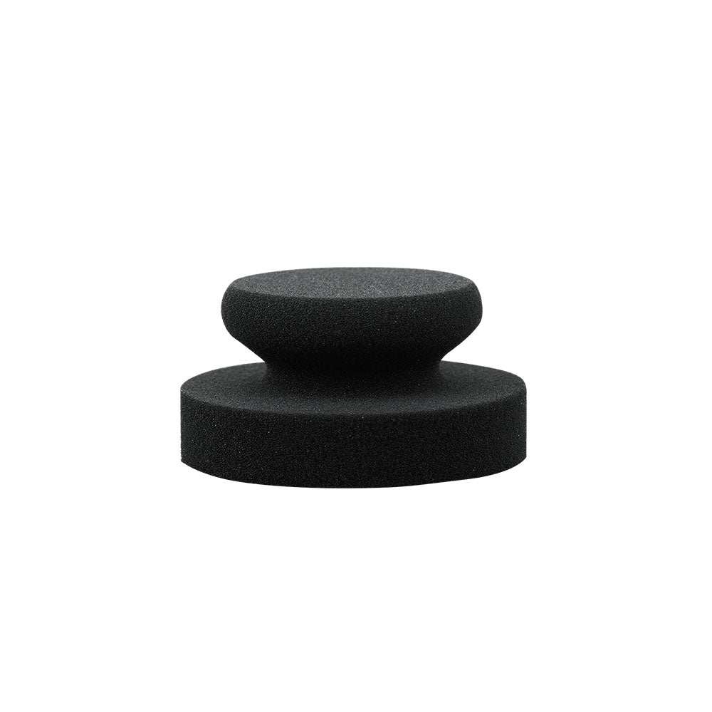 Hand Puck Black ฟองน้ำสำหรับทำความสะอาดและเคลือบ (100/50 mm)