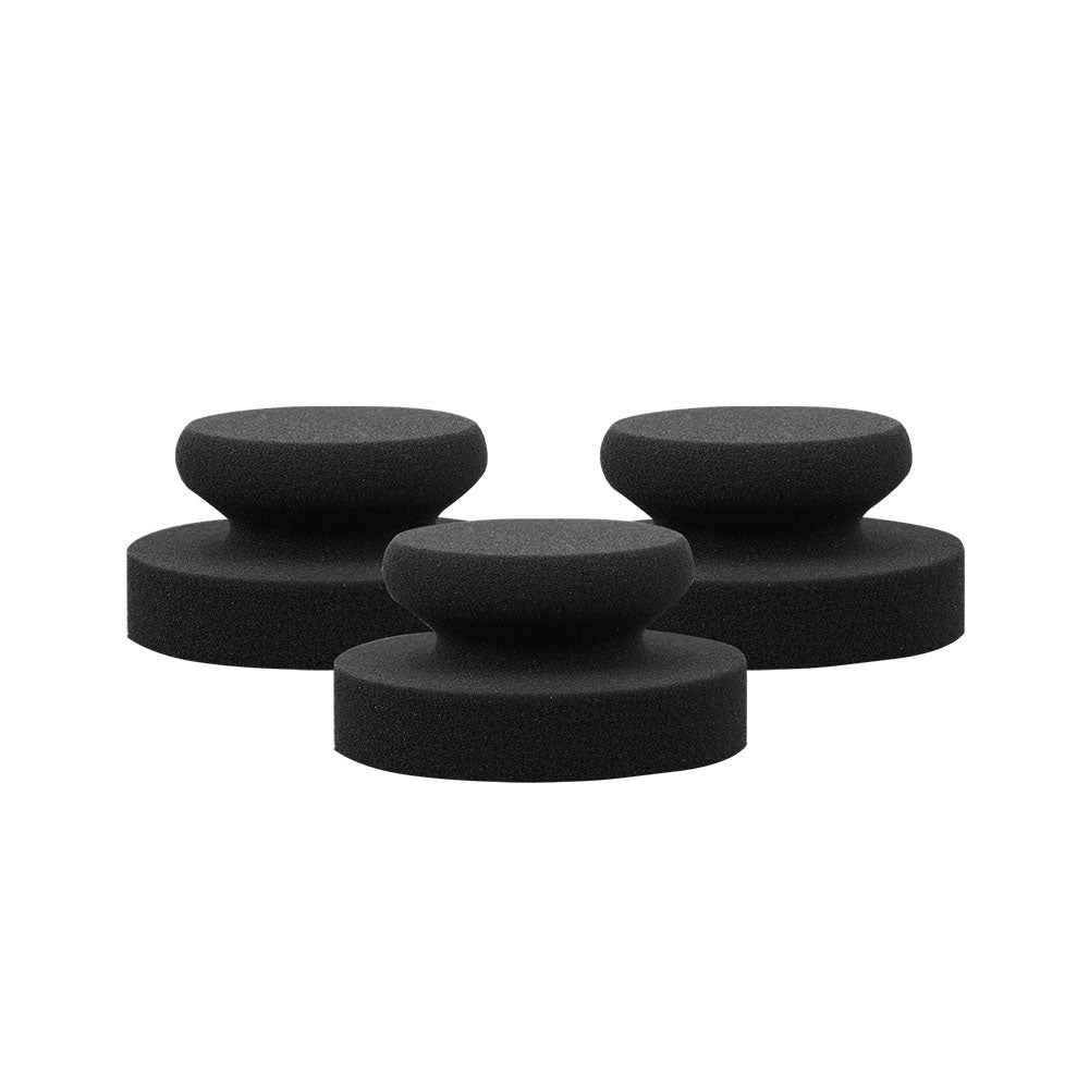 Hand Puck Black ฟองน้ำสำหรับทำความสะอาดและเคลือบ (100/50 mm)