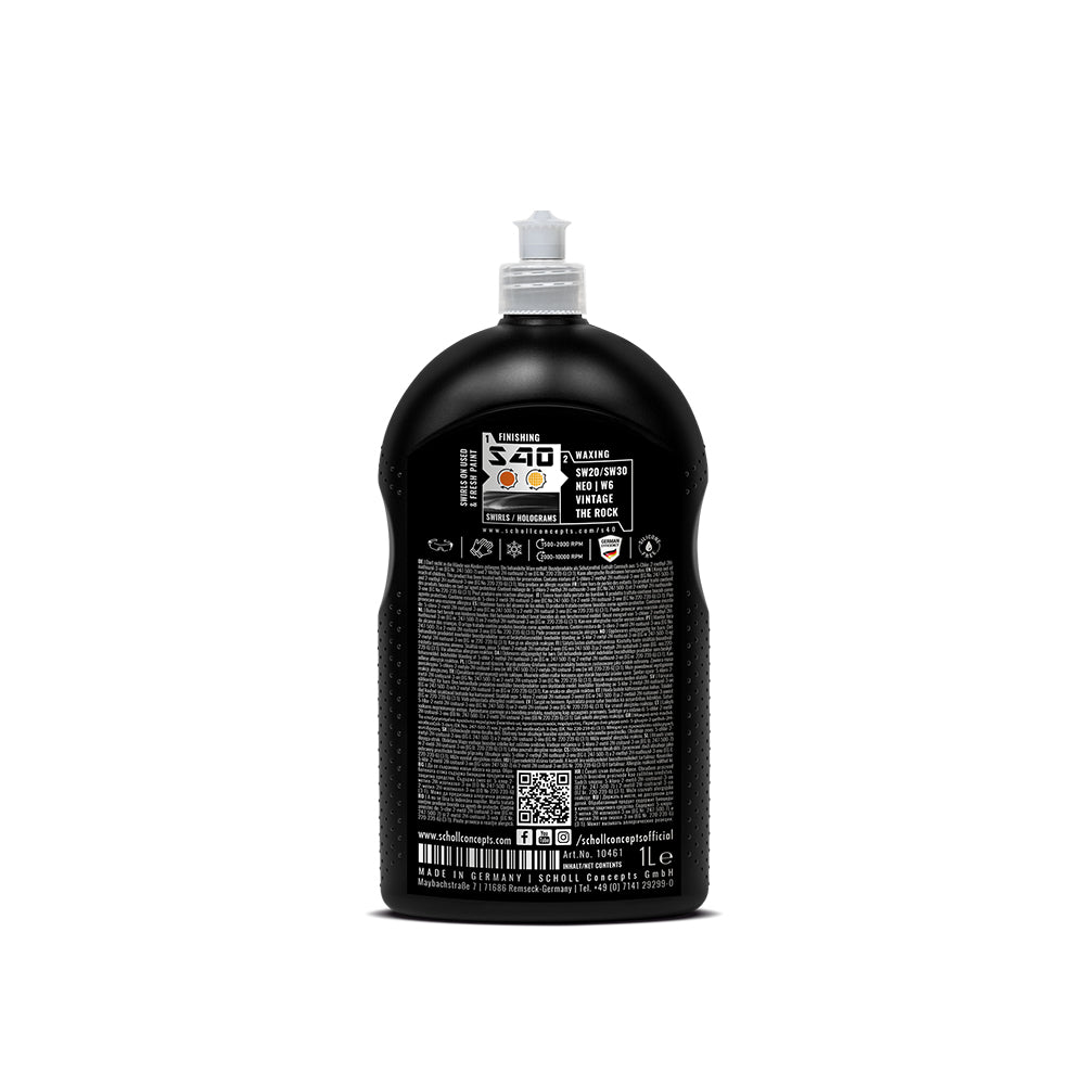 S40 Anti-Swirl Compound - น้ำยาขัดสีรถสำหรับลบรอยโฮโลแกรมหรือรอยขนแมว (1 kg)