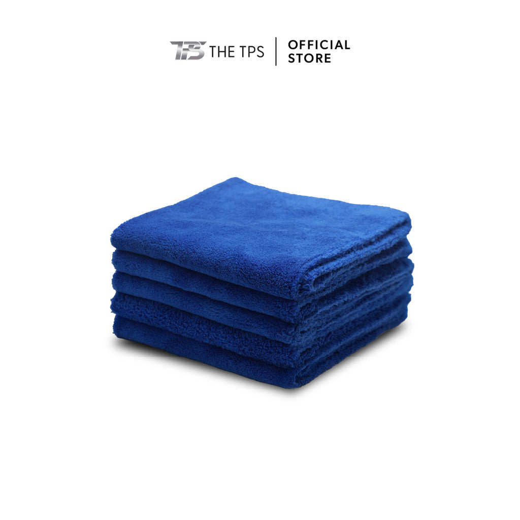 ผ้าไมโครไฟเบอร์ไร้ขอบ No-Scratch Microfiber Towel สำหรับเช็ดรถทุกขั้นตอน (40 x 40 cm / 400 gsm)
