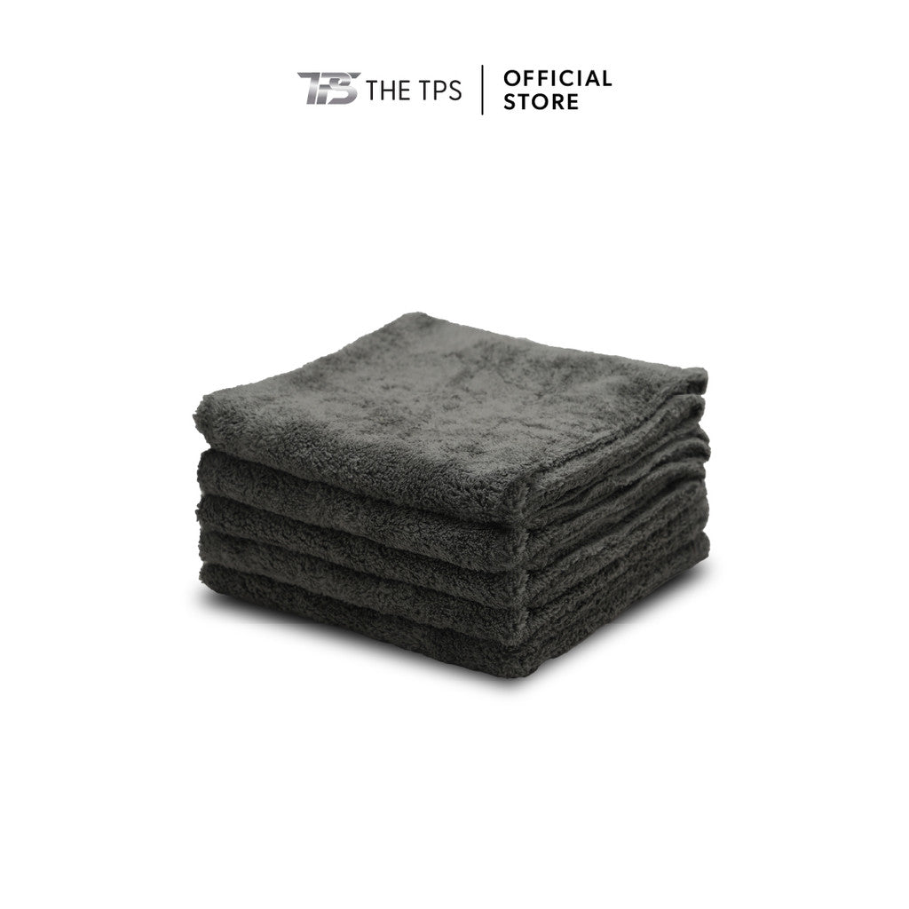 ผ้าไมโครไฟเบอร์ไร้ขอบ No-Scratch Microfiber Towel สำหรับเช็ดรถทุกขั้นตอน (40 x 40 cm / 400 gsm)