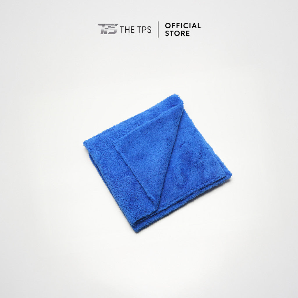 ผ้าไมโครไฟเบอร์ไร้ขอบ No-Scratch Microfiber Towel สำหรับเช็ดรถทุกขั้นตอน (40 x 40 cm / 400 gsm)