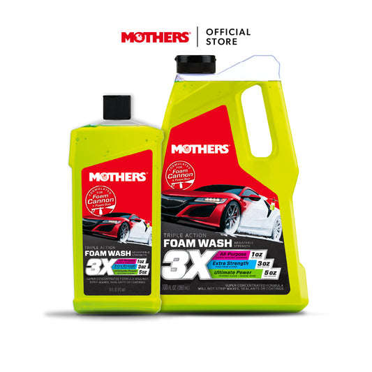 Triple Action Foam Wash แชมพูล้างรถสูตรเข้มข้น ค่า pH เป็นกลาง ปลอดภัยทุกพื้นผิว