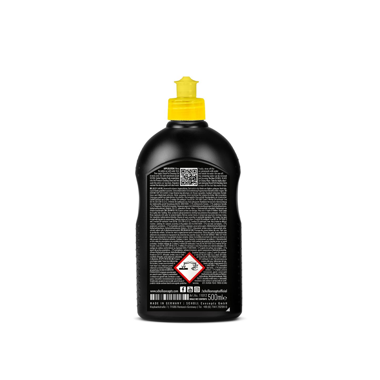 SHAMPOL Premium Car Shampoo แชมพูล้างรถสูตร 4 in 1 ให้ความเงาในระดับสูง (500 ml)