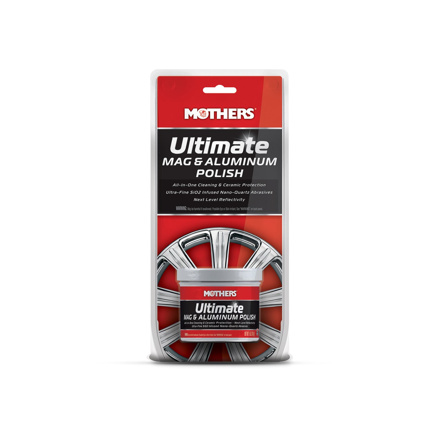 Ultimate Mag & Aluminum Polish ครีมขัดเงาพื้นผิวโลหะเทคโนโลยี SiO2 (5 oz)