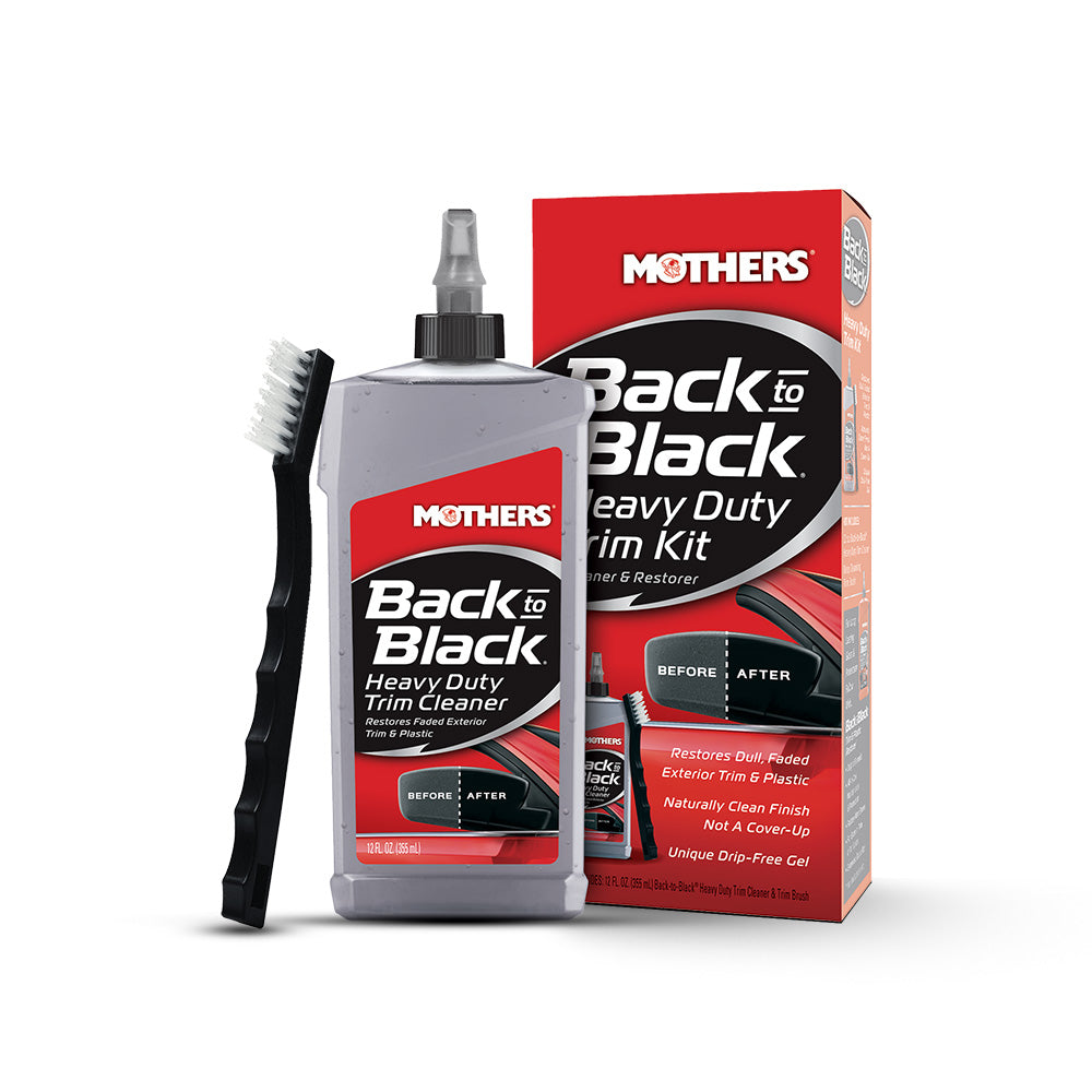 Back-to-Black® Heavy Duty Trim Cleaner Kit ชุดผลิตภัณฑ์ฟื้นฟูคิ้วและพลาสติกภายนอกโดยเฉพาะ