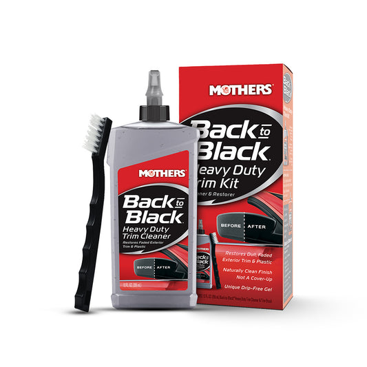 Back-to-Black® Heavy Duty Trim Cleaner Kit ชุดผลิตภัณฑ์ฟื้นฟูคิ้วและพลาสติกภายนอกโดยเฉพาะ