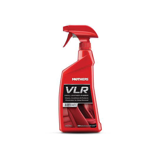 VLR (Vinyl-Leather-Rubber Care) — A complete surface care spray for vinyl, leather, and rubber in one bottle.