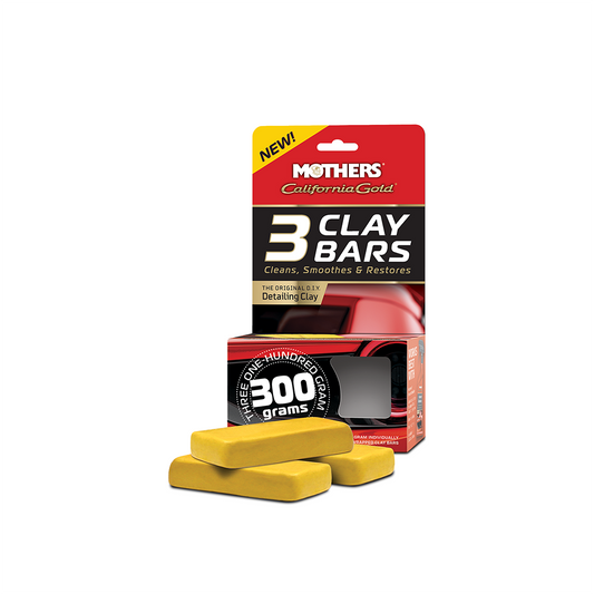 California Gold® 3 Clay Bars ดินน้ำมันกำจัดคราบฝังแน่น