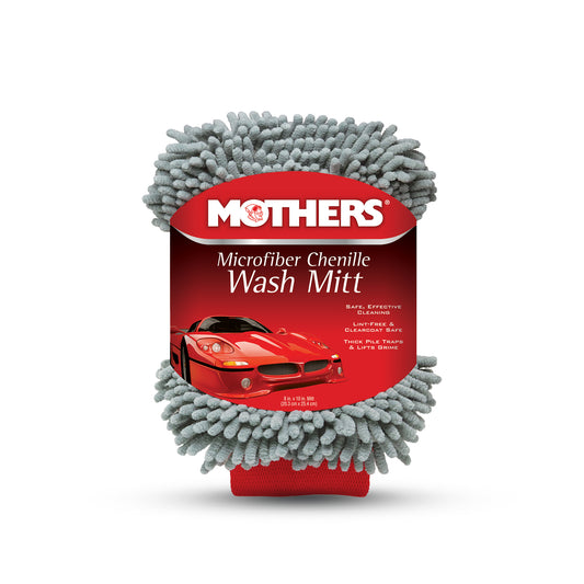 Microfiber Chenille Wash Mitt ถุงมือล้างรถ ผ้าหนานุ่ม ไม่ทำให้เกิดรอยขีดข่วนและรอยขนแมว