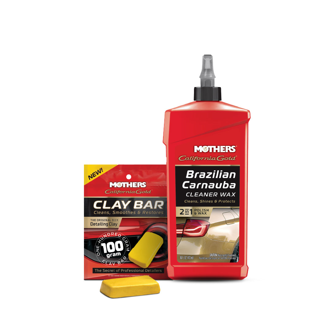 [Bundle] Mothers® California Gold® Cleaner Wax + Clay Bar 