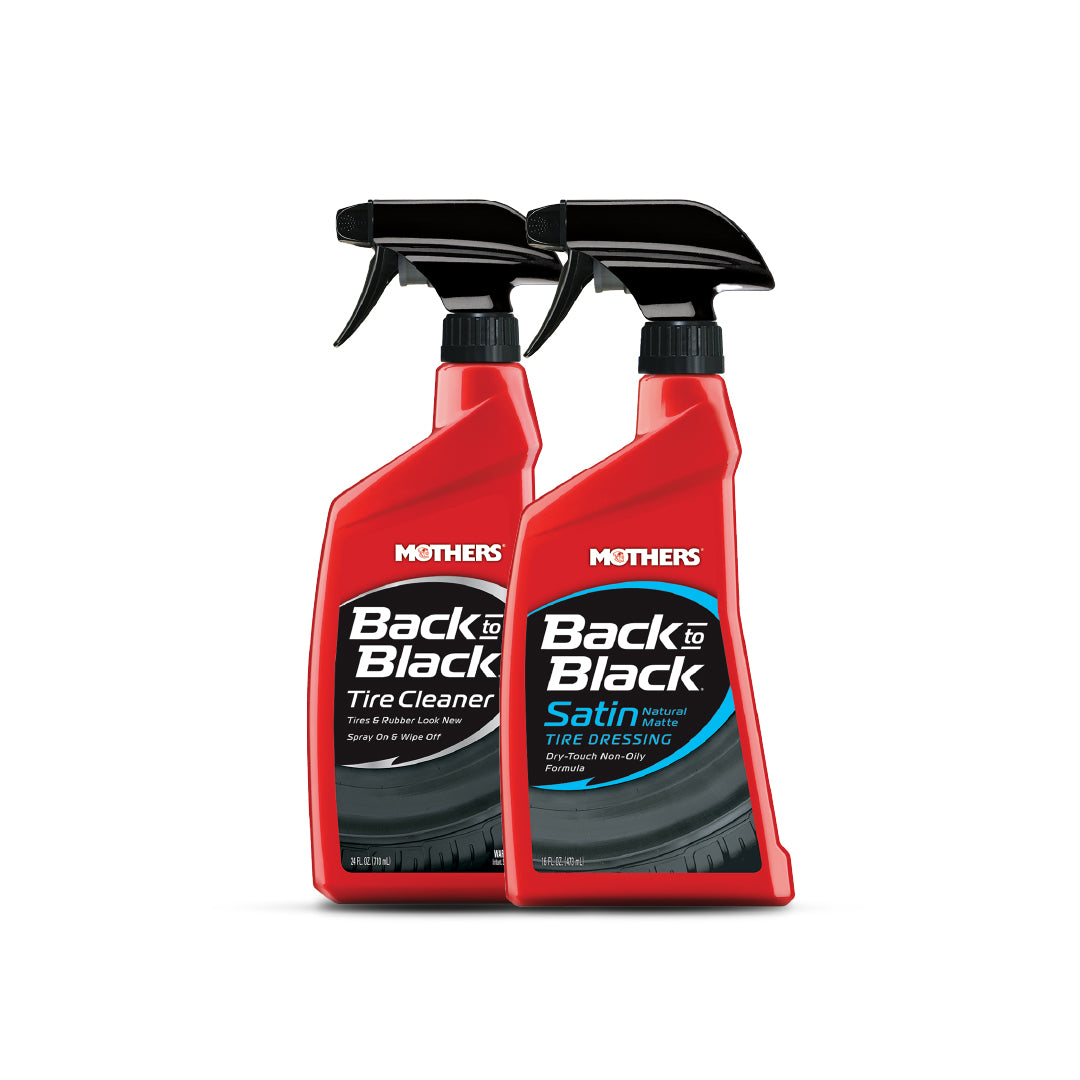 [Bundle] Mothers® Back-to-Black® Tire Cleaner & Care