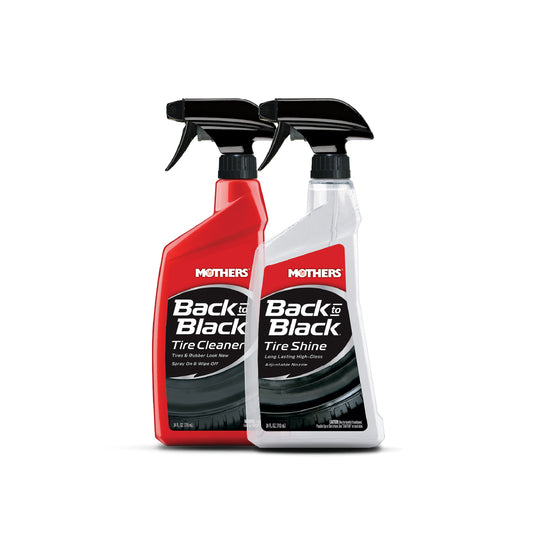 [Bundle] Mothers® Back-to-Black® Tire Cleaner & Care