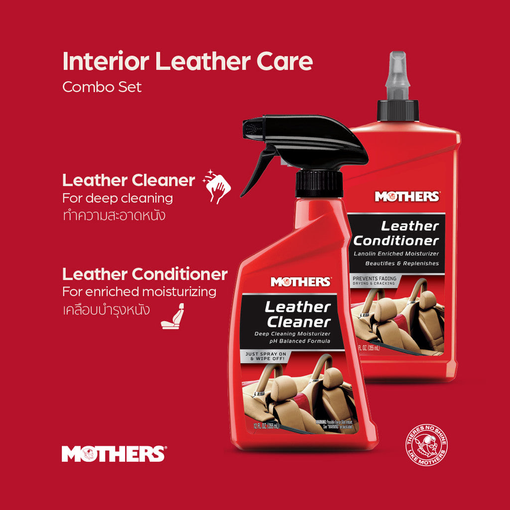 Leather Cleaner สเปรย์ทำความสะอาดหนังขสูตรอ่อนโยน (354 ml)