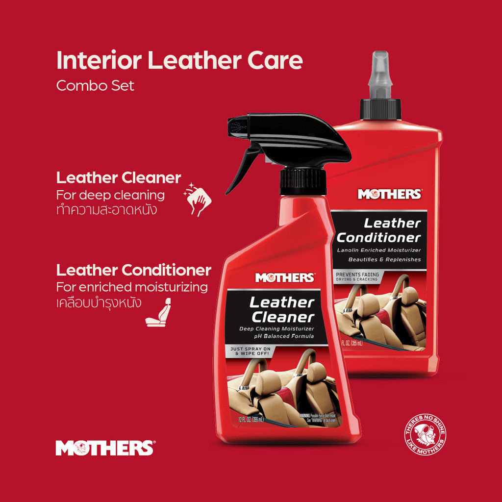 Leather Cleaner สเปรย์ทำความสะอาดหนังขสูตรอ่อนโยน (354 ml)