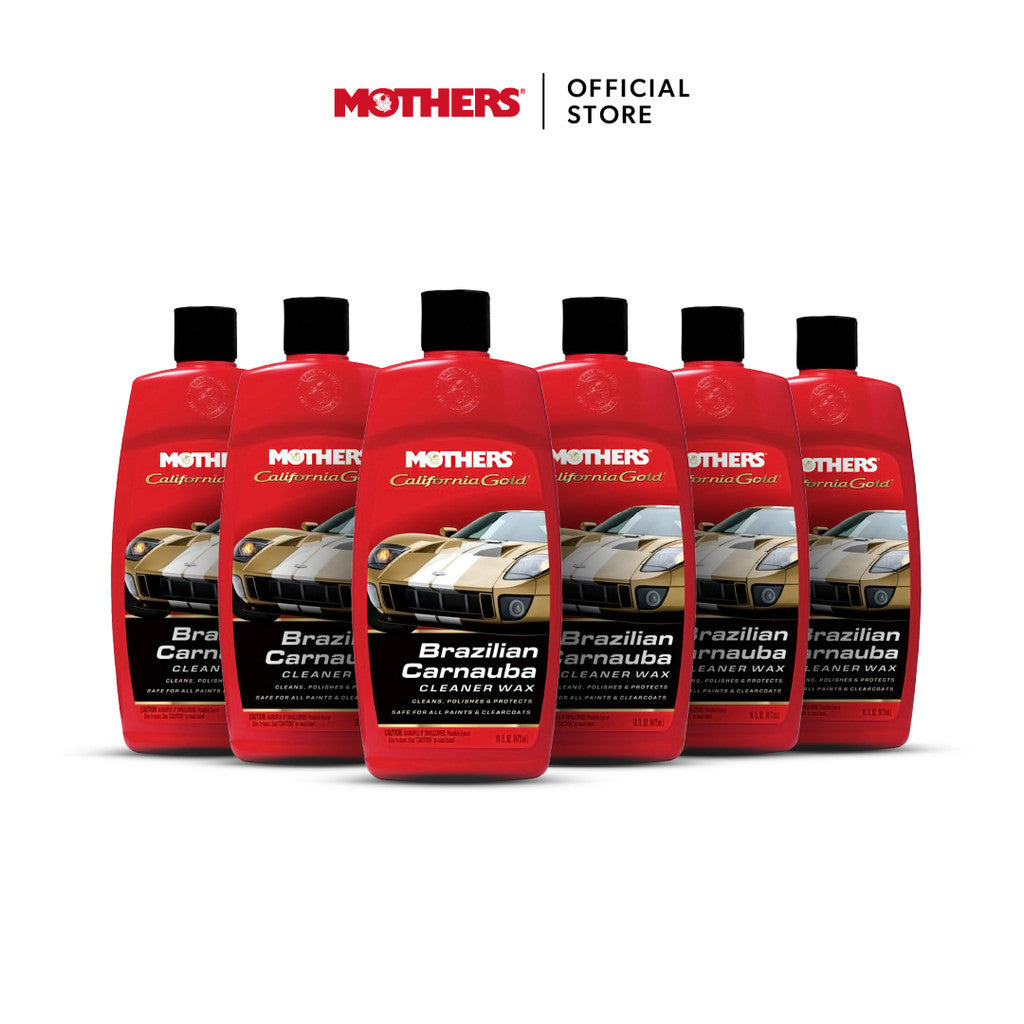 California Gold® Brazilian Carnauba Cleaner Wax แว็กซ์เคลือบสีรถ ดึงคราบฝังแน่น (473 ml)