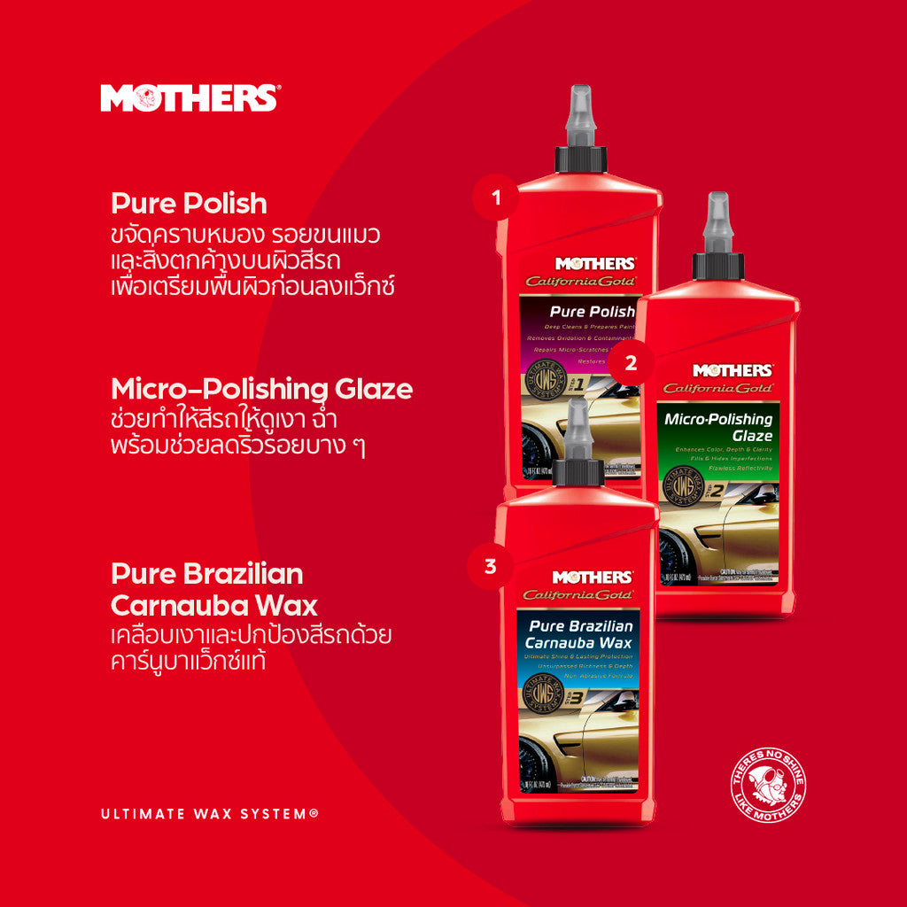 [Bundle] Mothers® California Gold® 3-Step Ultimate Wax System