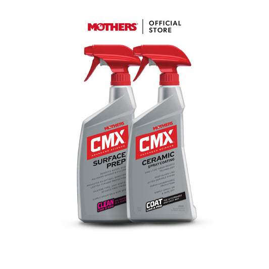 [เซ็ตเตรียมผิว+สเปรย์แว็กซ์ไทเทเนียม] Mothers® CMX® Surface Prep + Spray Coating Set