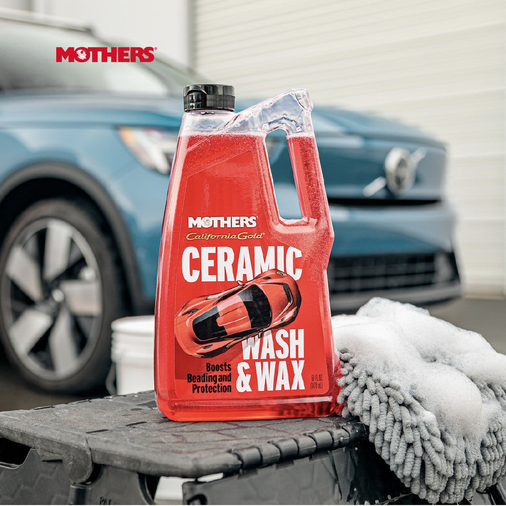 California Gold® Ceramic Wash & Wax ล้างรถ พร้อมเสริมการปกป้องของเซรามิกในขั้นตอนเดียว