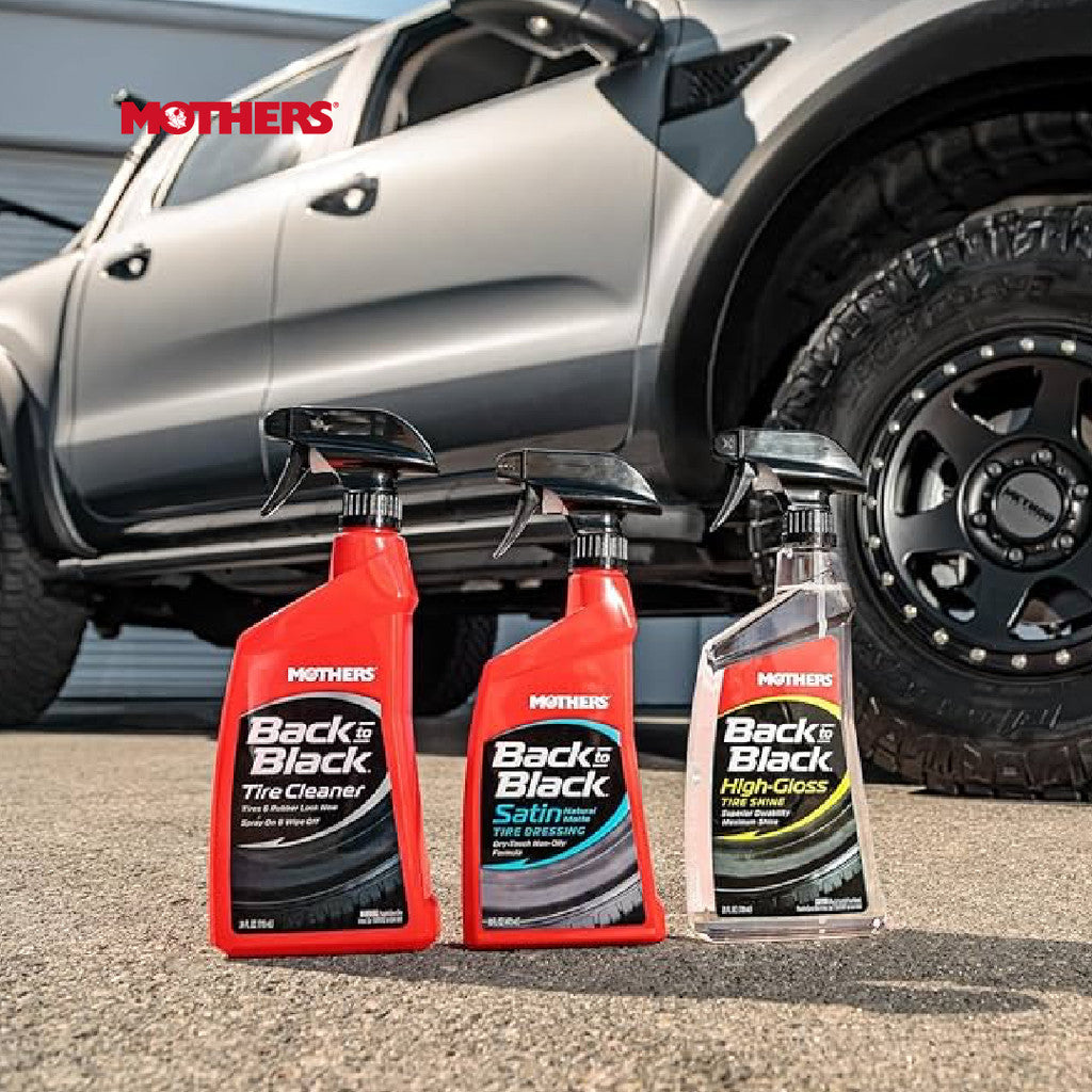 Back-to-Black® Satin Tire Dressing สเปรย์เคลือบยางแบบซาติน ไม่มันเยิ้ม (473 ml)