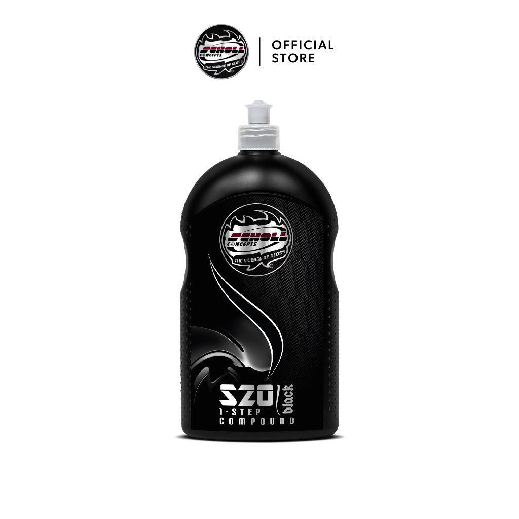 S20 Black น้ำยาขัดสีรถ "1 ขั้นตอน" สำหรับรอยระดับปานกลาง (1 kg)