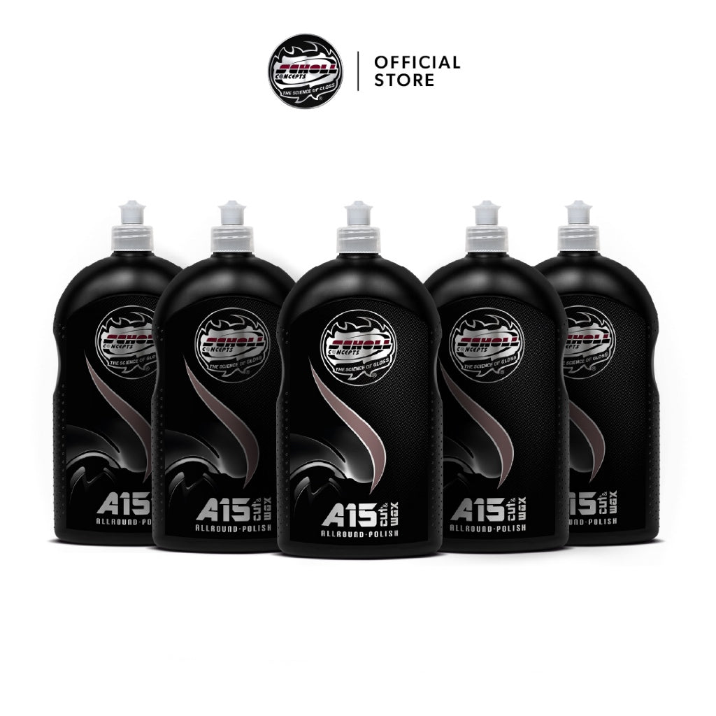 A15+ 1-Step All Round Polish น้ำยาขัดเคลือบสีลบรอยขนแมวและเพิ่มความเงางาม (1 L)